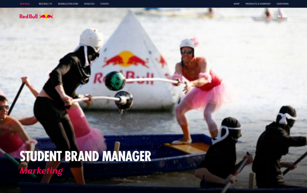 Marketing Strategies for eCommerce Websites - Red Bull Student Brand Manager