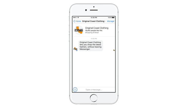 Facebook Chatbot for Ecommerce in Messenger GIF