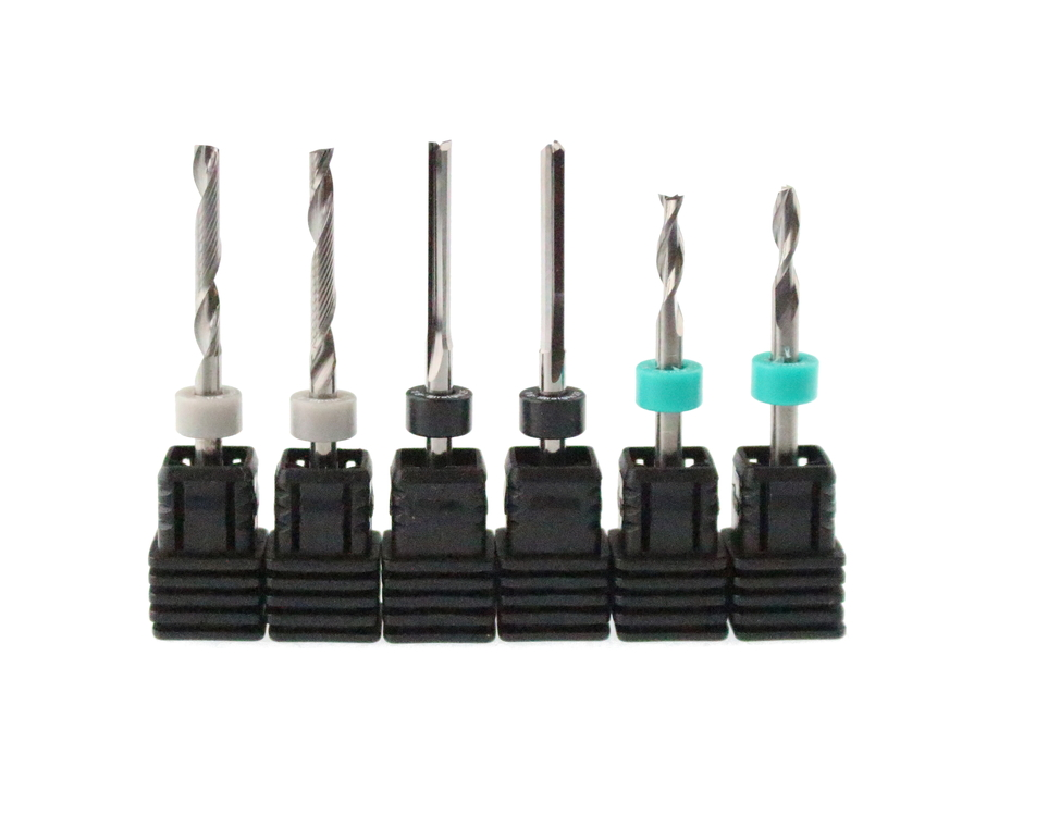 Inventables drill bits - great examples of product photography