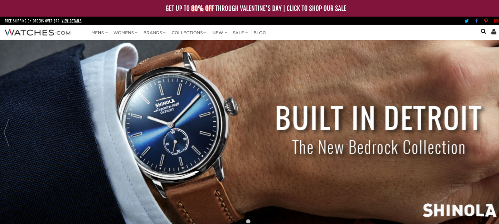 Display sales banners like Watches.com - Use a humorous exit popup like Startup Drugz - conversion optimization strategies