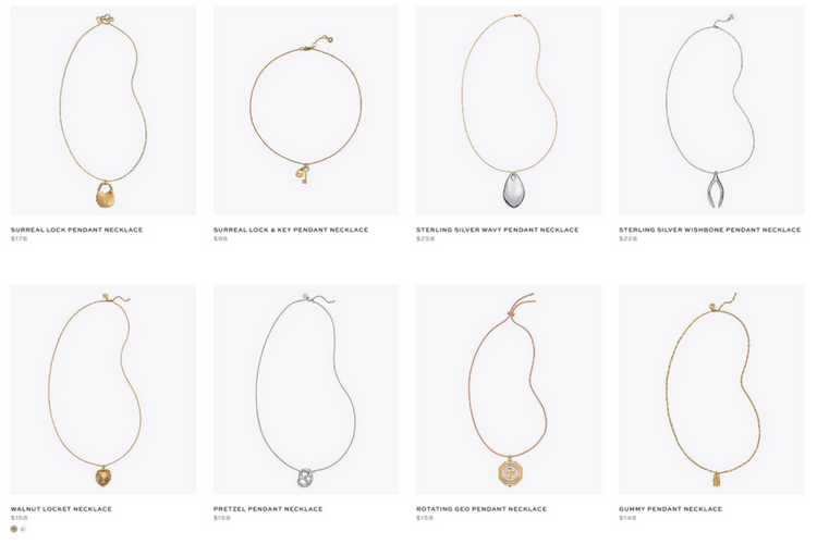 Tory Burch Necklace Photography