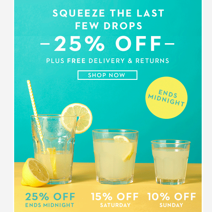Boden uses an animated GIF in their email campaigns to attract attention