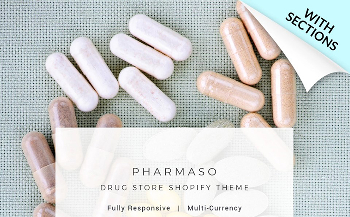 Pharmaso - Drug Store Shopify eCommerce Theme