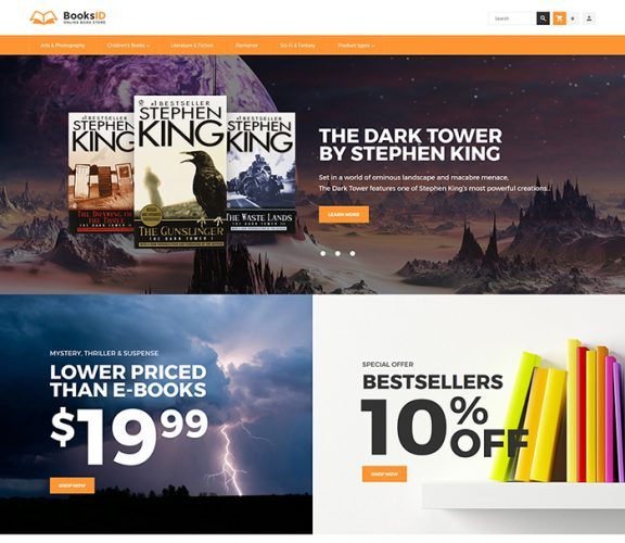 BooksID - Book Store Magento eCommerce Theme