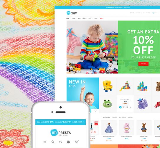 Impresta - Kids Store PrestaShop eCommerce Theme