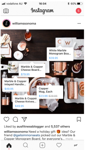 buy traffic to your store through Instagram shopping